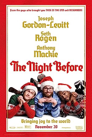 Cover image of the movie The Night Before (2015)
