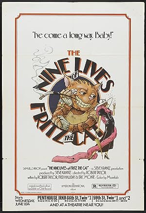 Cover image of the movie The Nine Lives of Fritz the Cat (1974)