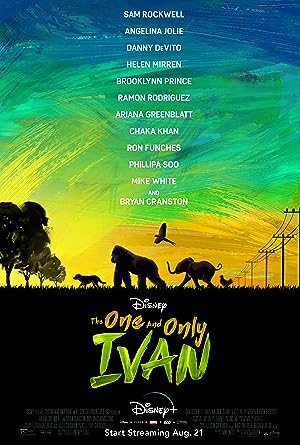 Cover image of the movie The One and Only Ivan (2020)