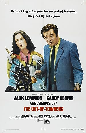 Cover image of the movie The Out of Towners (1970)