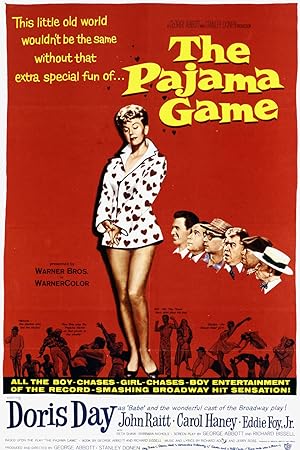 Cover image of the movie The Pajama Game (1957)