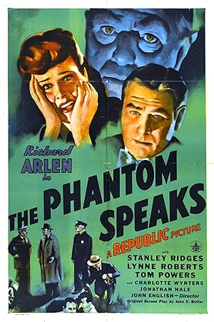 Cover image of the movie The Phantom Speaks (1945)