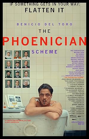 Cover image of the movie The Phoenician Scheme (2025)