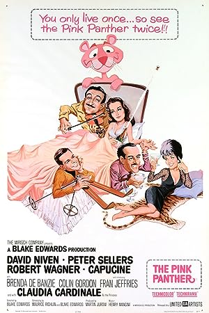 Cover image of the movie The Pink Panther (1963)