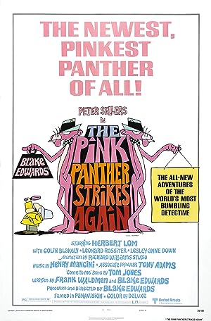 Cover image of the movie The Pink Panther Strikes Again (1976)