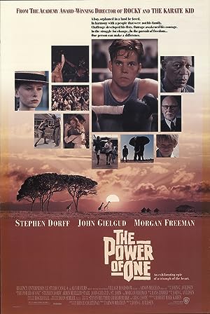 Cover image of the movie The Power of One (1992)