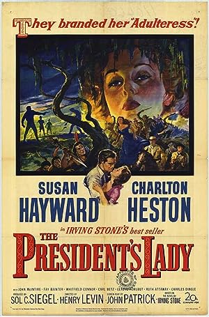 Cover image of the movie The President's Lady (1953)