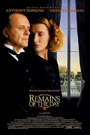 Cover image of the movie The Remains of the Day (1993)