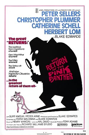 Cover image of the movie The Return of the Pink Panther (1975)