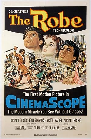 Cover image of the movie The Robe (1953)