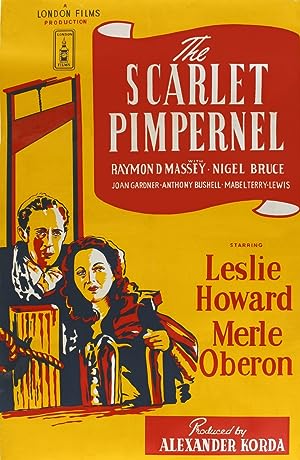 Cover image of the movie The Scarlet Pimpernel (1934)