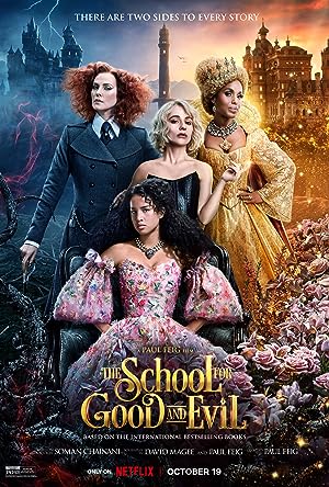 Cover image of the movie The School for Good and Evil (2022)