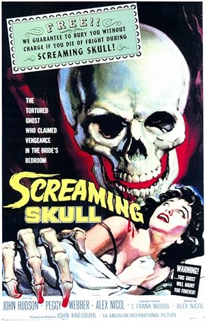 Cover image of the movie The Screaming Skull (1958)