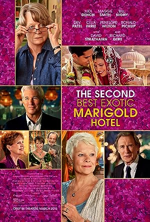 Cover image of the movie The Second Best Exotic Marigold Hotel (2015)