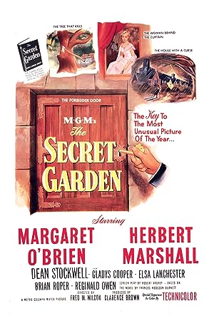 Cover image of the movie The Secret Garden (1949)