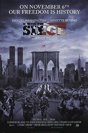 Cover image of the movie The Siege (1998)