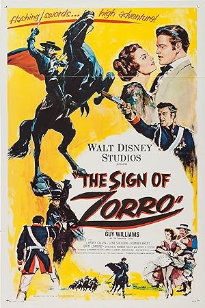 Cover image of the movie The Sign of Zorro (1958)