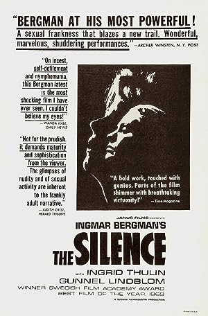 Cover image of the movie The Silence (1963)