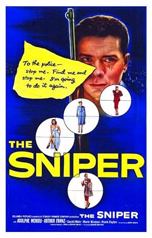 Cover image of the movie The Sniper (1952)