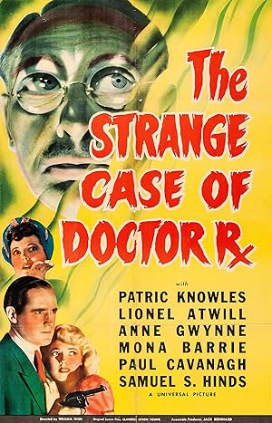 Cover image of the movie The Strange Case of Doctor Rx (1942)