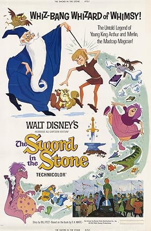 Cover image of the movie The Sword in the Stone (1963)