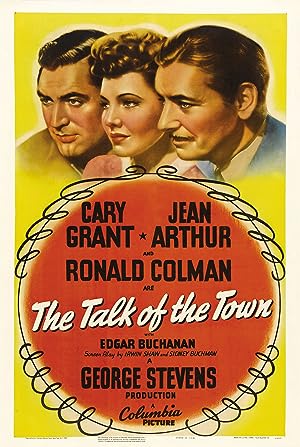 Cover image of the movie The Talk of the Town (1942)