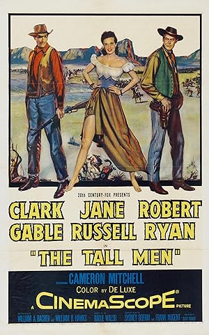 Cover image of the movie The Tall Men (1955)