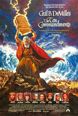 Cover image of the movie The Ten Commandments (1956)