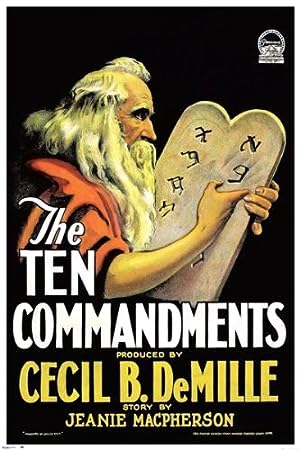 Cover image of the movie The Ten Commandments (1923)