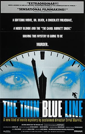 Cover image of the movie The Thin Blue Line (1988)