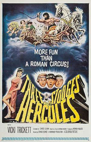 Cover image of the movie The Three Stooges Meet Hercules (1962)