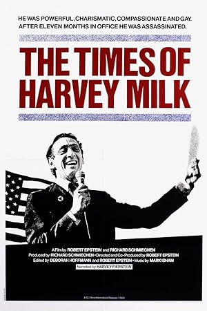 Cover image of the movie The Times of Harvey Milk (1984)