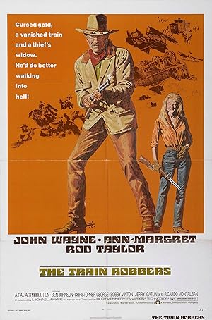 Cover image of the movie The Train Robbers (1973)