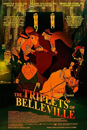 Cover image of the movie The Triplets of Belleville (2003)