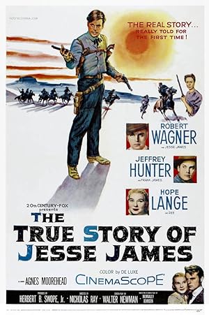 Cover image of the movie The True Story of Jesse James (1957)