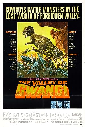 Cover image of the movie The Valley of Gwangi (1969)
