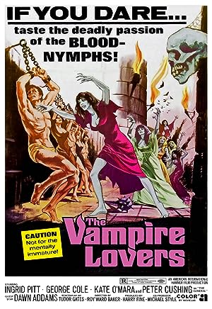 Cover image of the movie The Vampire Lovers (1970)