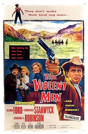 Cover image of the movie The Violent Men (1955)