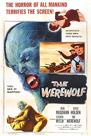 Cover image of the movie The Werewolf (1956)