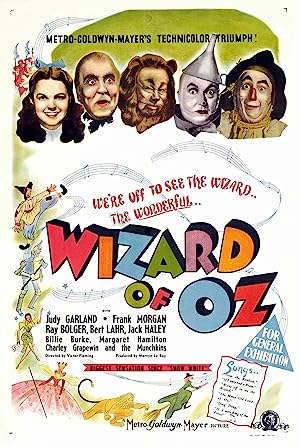 Cover image of the movie The Wizard of Oz (1939)