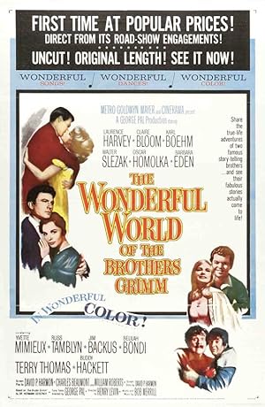 Cover image of the movie The Wonderful World of the Brothers Grimm (1962)