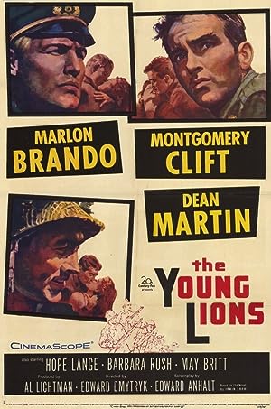 Cover image of the movie The Young Lions (1958)