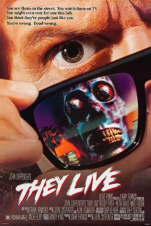 Cover image of the movie They Live (1988)