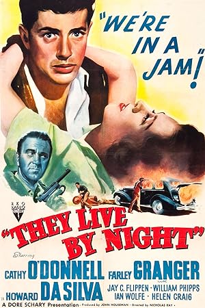Cover image of the movie They Live by Night (1948)