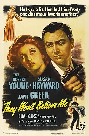 Cover image of the movie They Won't Believe Me (1947)