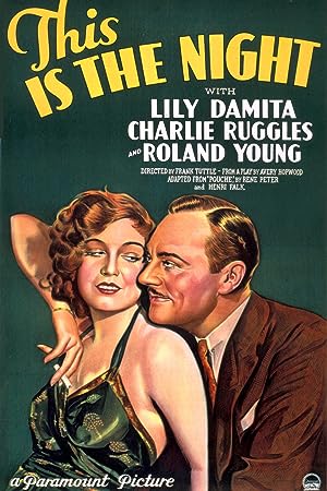 Cover image of the movie This Is the Night (1932)