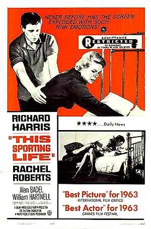 Cover image of the movie This Sporting Life (1963)