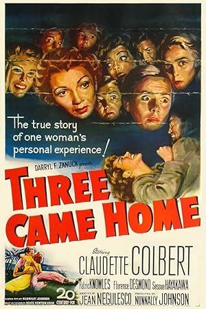 Cover image of the movie Three Came Home (1950)