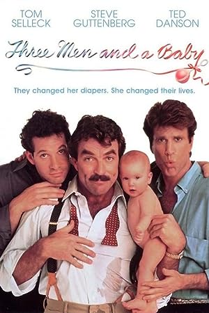 Cover image of the movie Three Men and a Baby (1987)