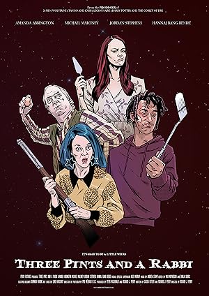 Cover image of the movie Three Pints and a Rabbi (2021)